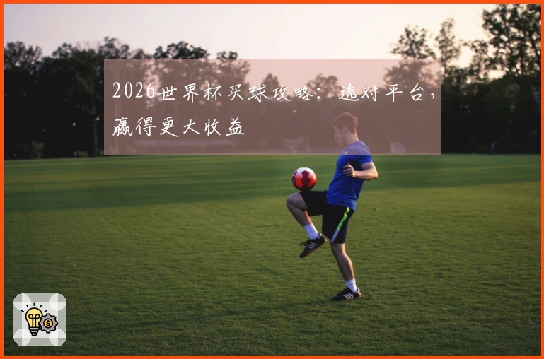 2026世界杯买球攻略：选对平台，赢得更大收益