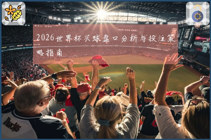 2026世界杯买球盘口分析与投注策略指南
